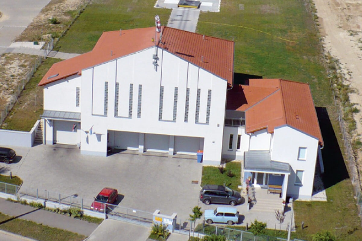 Mentőállomás és Heliport