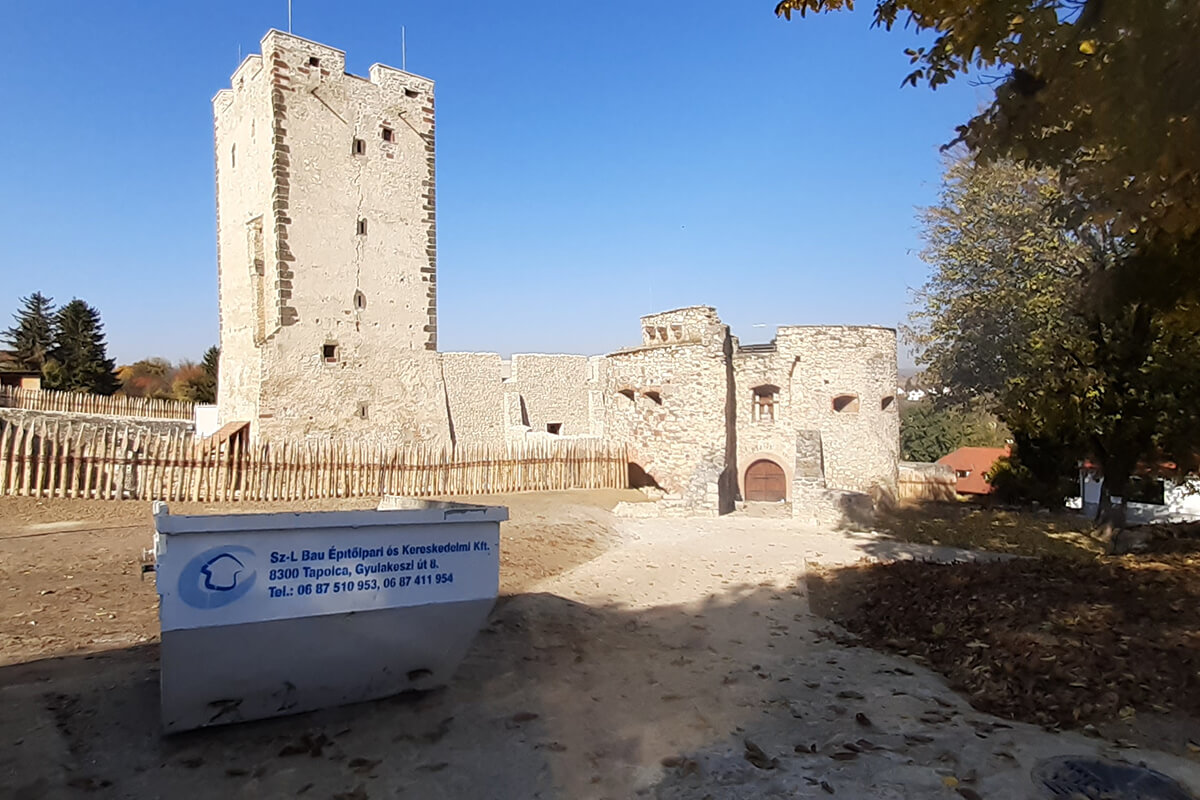 Nagyvázsonyi vár felújítása